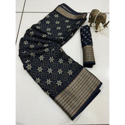 Marshmallow Soft Silk With Beautiful floral Digital Print Collection