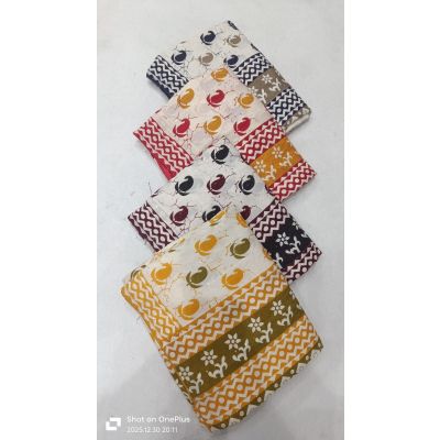 Anamika Muslin Silk Ajrakh Print Design Couple Matching