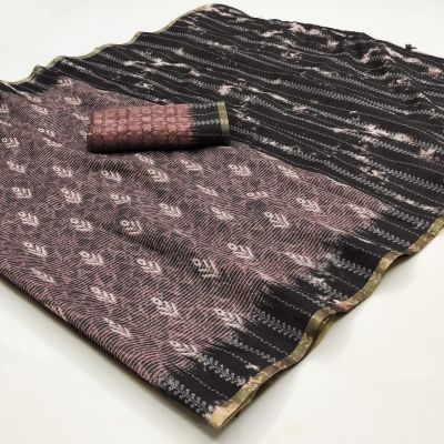 Rich Candy Chanderi Silk Digital Print Fancy Batik Test