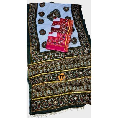 Kasumbo Rayon Cotton Traditional Saree Wholesaler