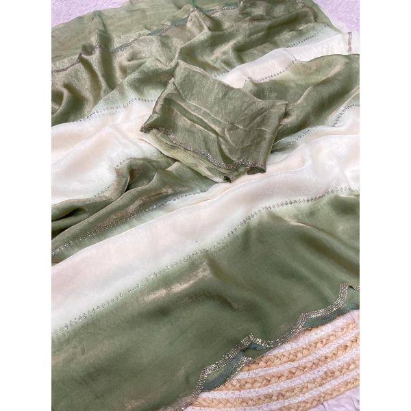 Fandy Satin With Beautiful jarkhan Work